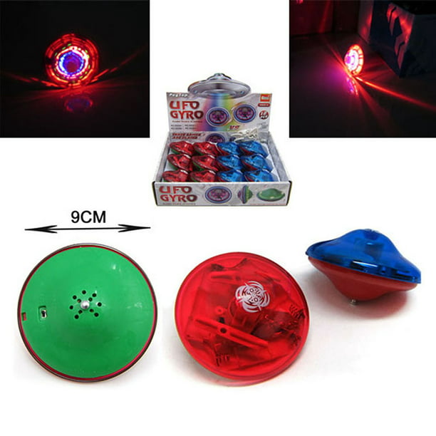 Laser Color Flash LED Light Music Gyro Peg-Top Spinner Spinning Kids Toy Q3F8 BJ